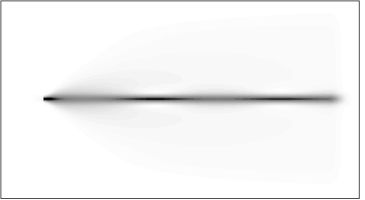 Injecting a field with gaussian profile in a non-linear Kerr material can result in formation of a soliton